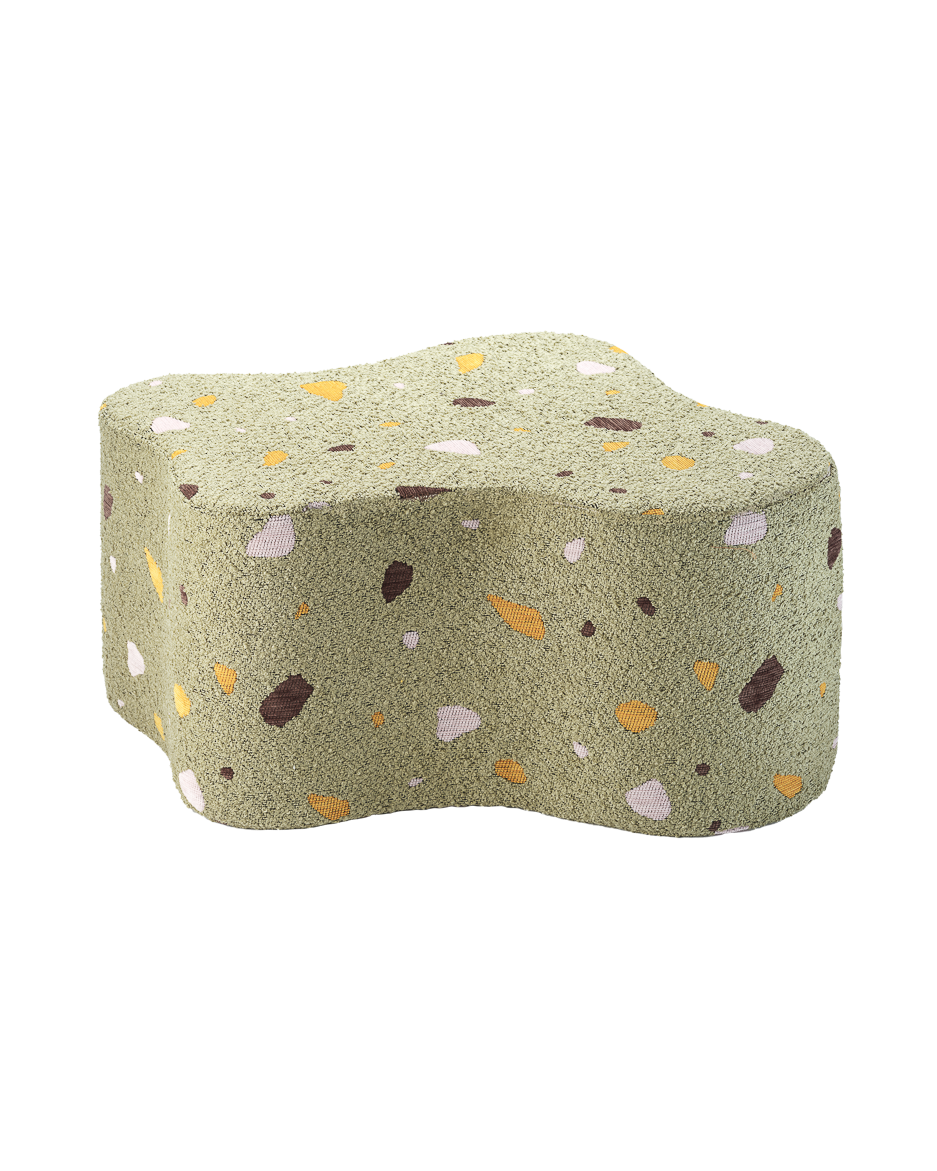 Wigiwama Wigiwama Cloud Pouffe Poef - Terrazzo Moss - Decomusy