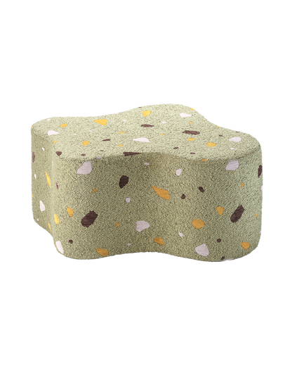 Wigiwama Wigiwama Cloud Pouffe Poef - Terrazzo Moss - Decomusy