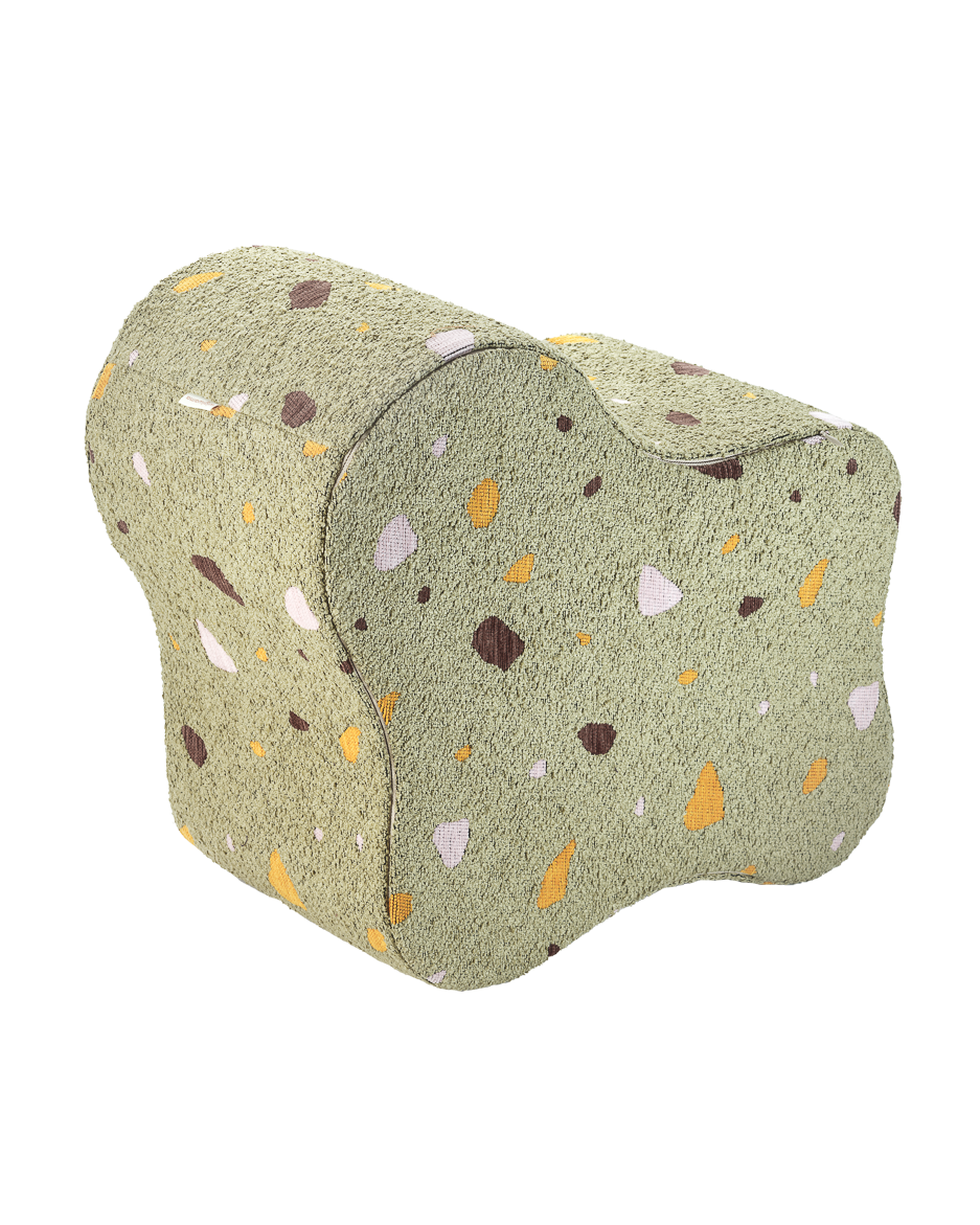 Wigiwama Wigiwama Cloud Pouffe Poef - Terrazzo Moss - Decomusy