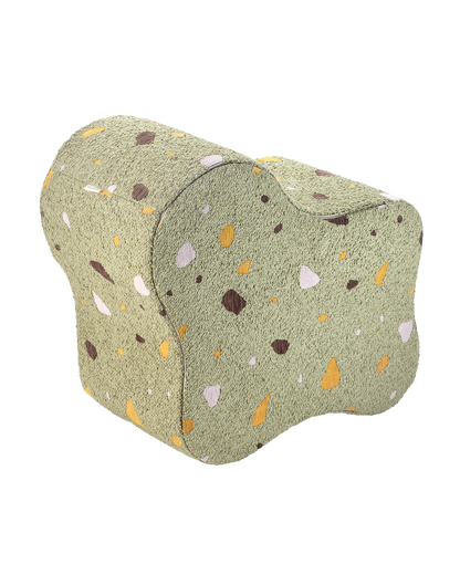 Wigiwama Wigiwama Cloud Pouffe Poef - Terrazzo Moss - Decomusy