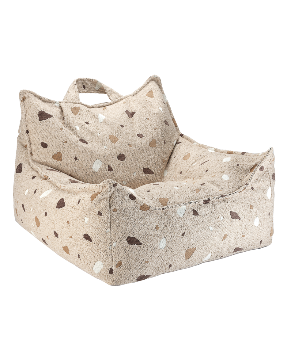 Wigiwama Wigiwama Beanbag Chair - Terrazzo Sand - Decomusy