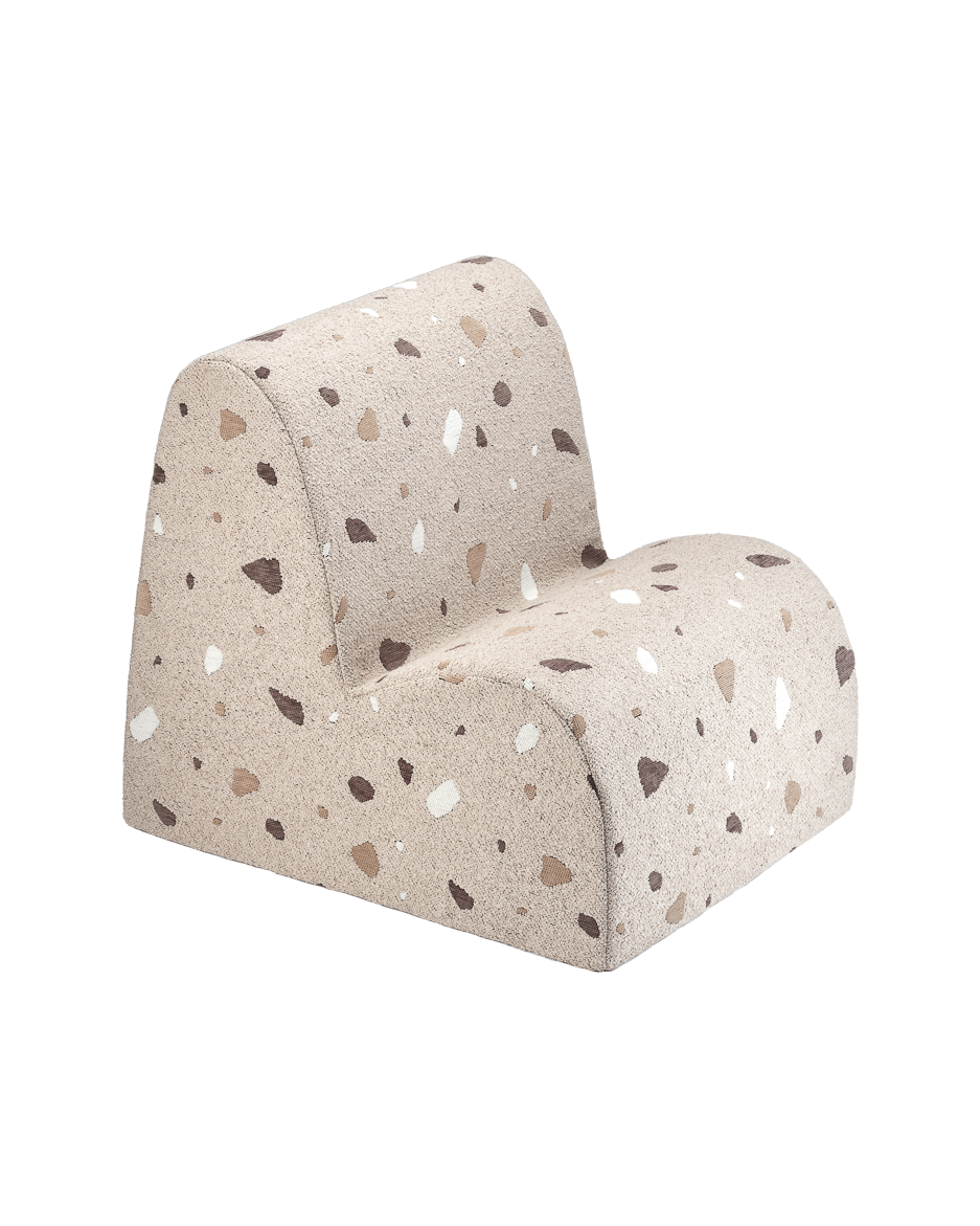 Wigiwama Wigiwama Cloud Beanbag Chair Kinderfauteuil - Terrazzo Sand - Decomusy