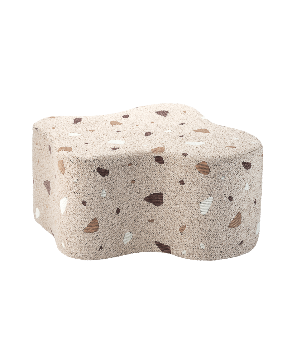 Wigiwama Wigiwama Cloud Pouffe Poef - Terrazzo Sand - Decomusy