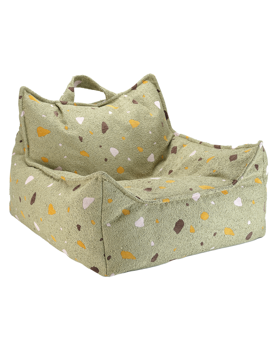 Wigiwama Wigiwama Beanbag Chair - Terrazzo Moss - Decomusy