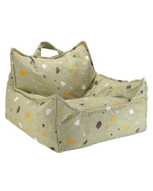 Wigiwama Wigiwama Beanbag Chair - Terrazzo Moss - Decomusy