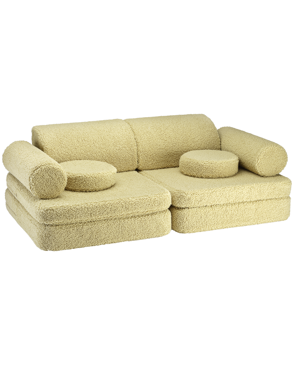 Wigiwama Wigiwama Settee Sofa Speelset - Matcha - Decomusy