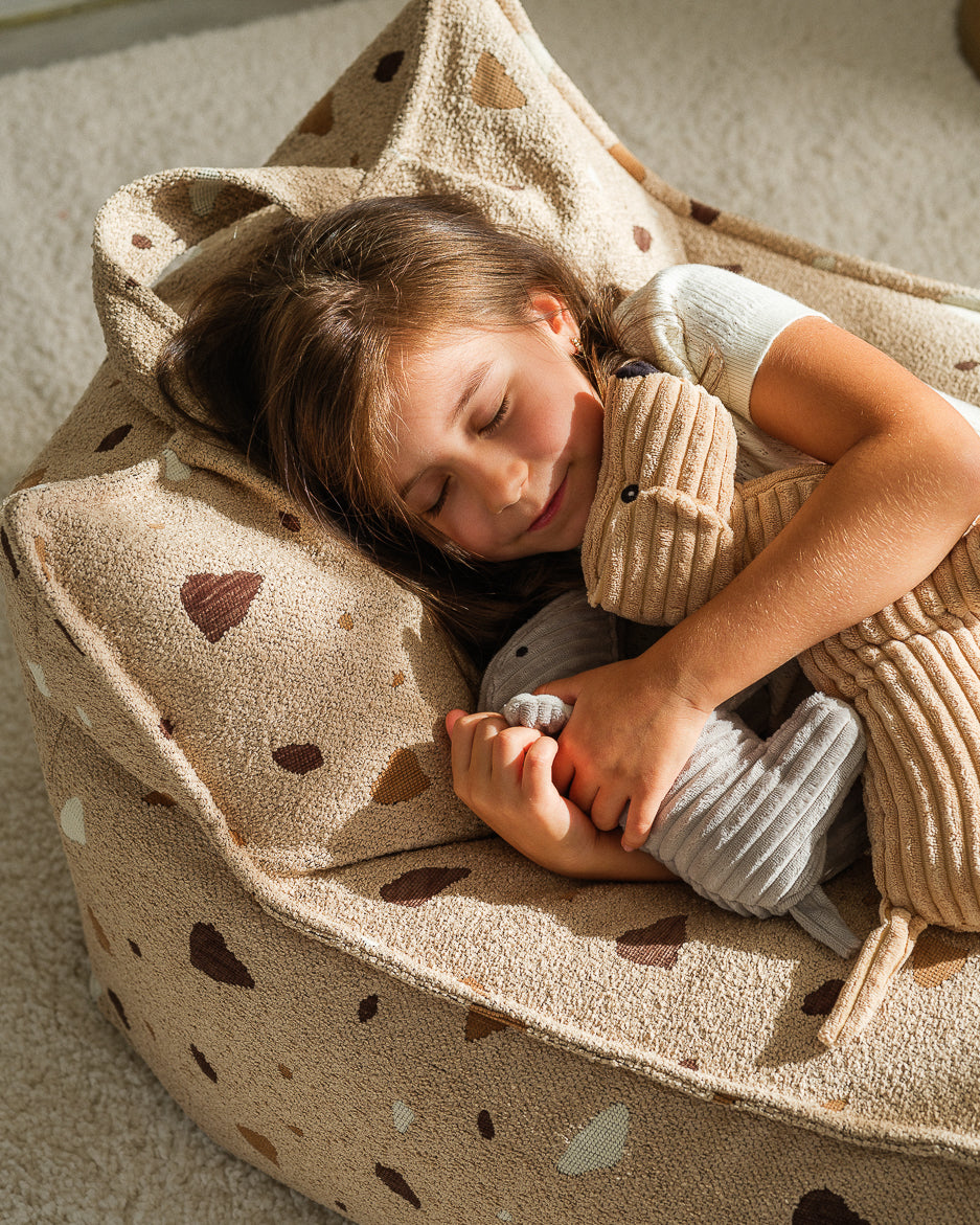 Wigiwama Wigiwama Beanbag Chair - Terrazzo Sand - Decomusy