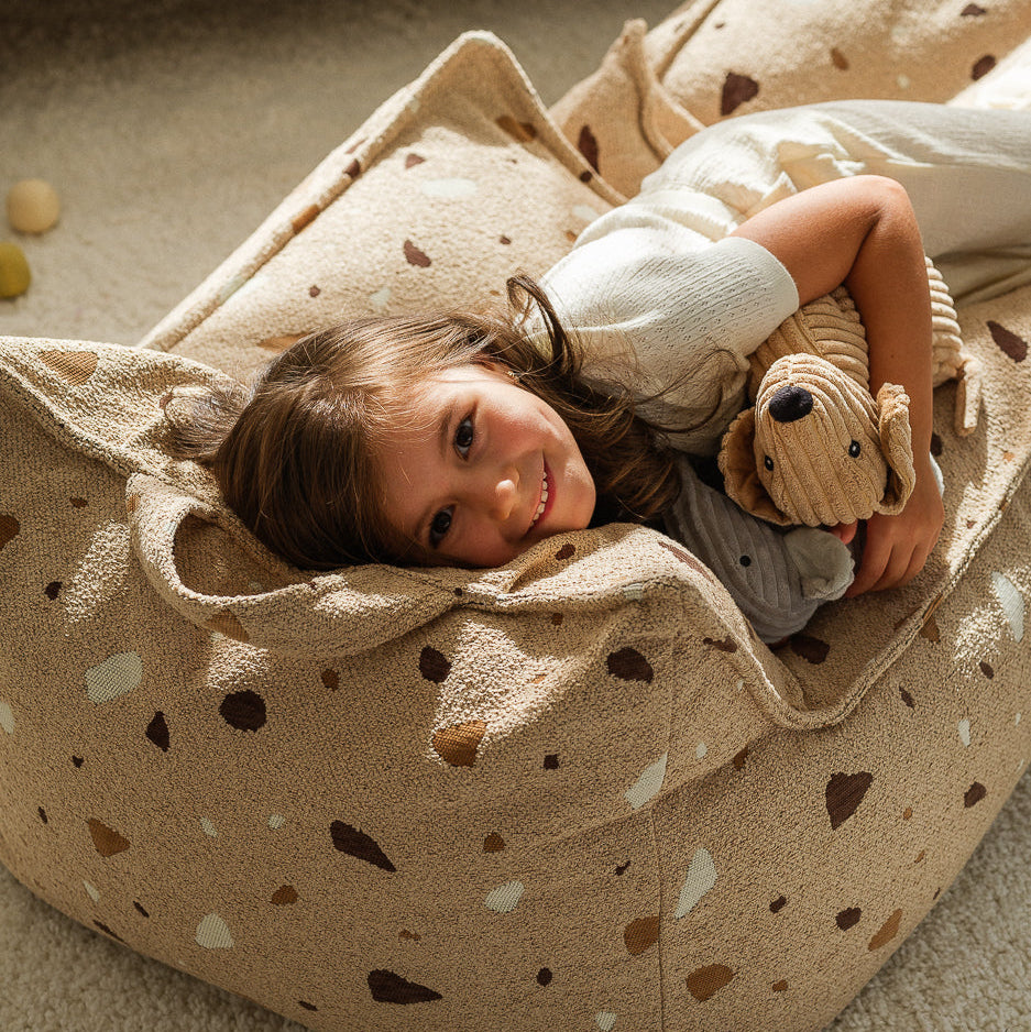 Wigiwama Wigiwama Beanbag Chair - Terrazzo Sand - Decomusy