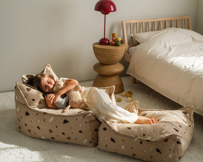 Wigiwama Wigiwama Beanbag Chair - Terrazzo Sand - Decomusy