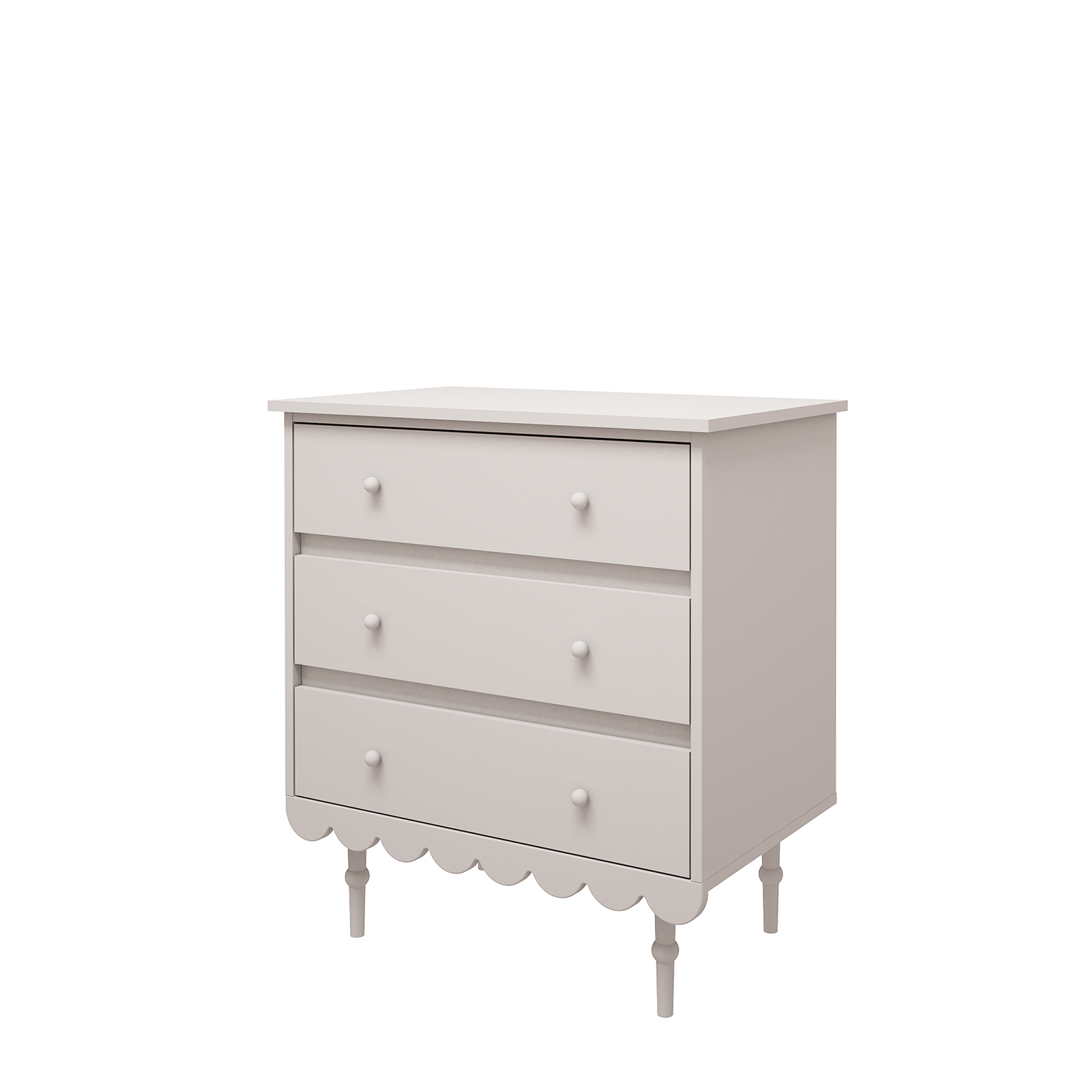WoodLuck Woodluck Ladekast Babushka - White - Decomusy