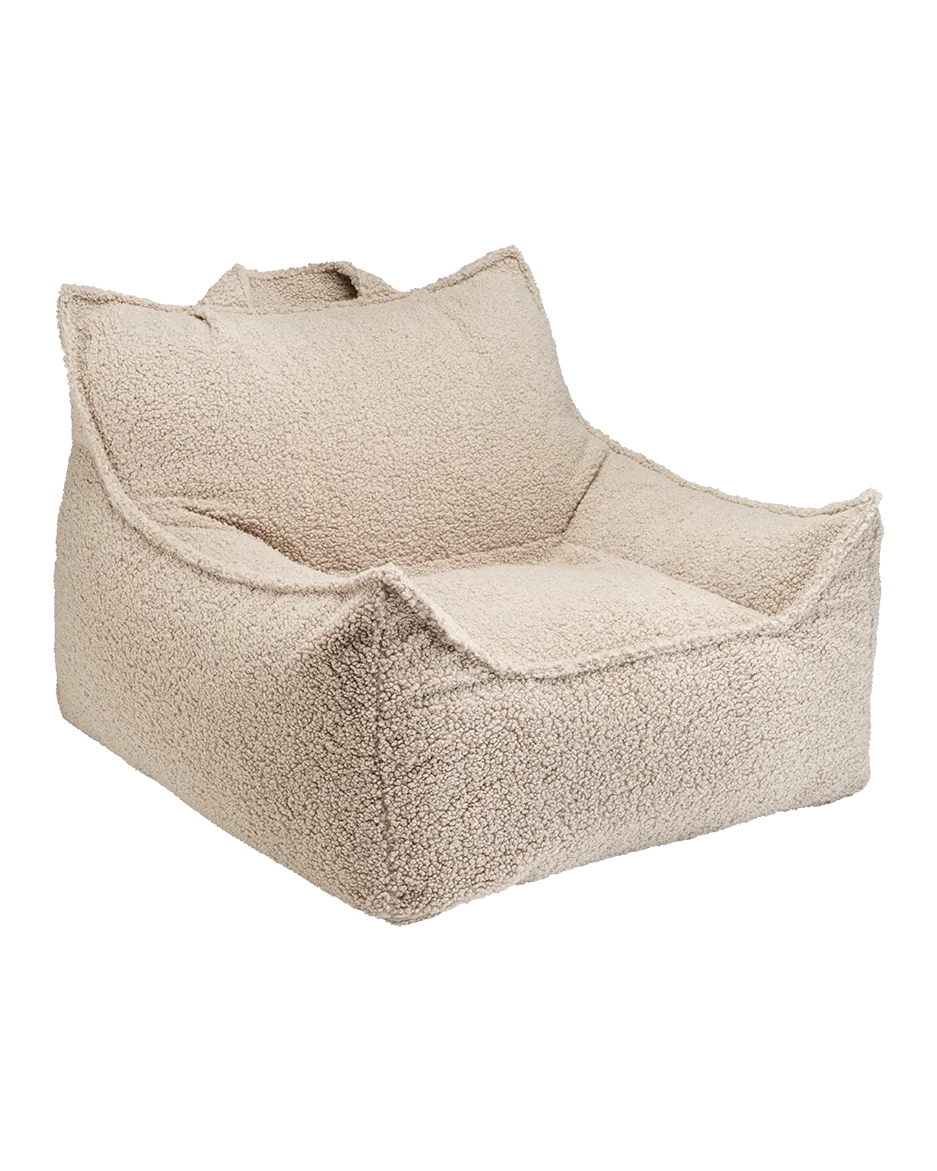 Wigiwama Club Chair Zitzak - 11-17 jaar - Biscuit