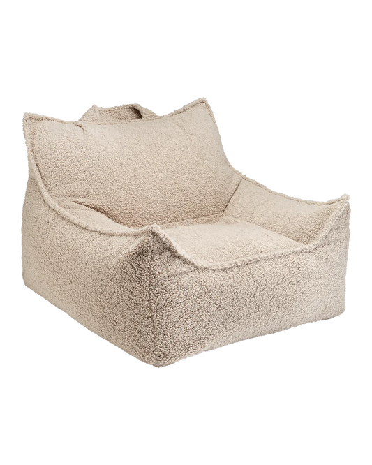 Wigiwama Club Chair Zitzak - 11-17 jaar - Biscuit
