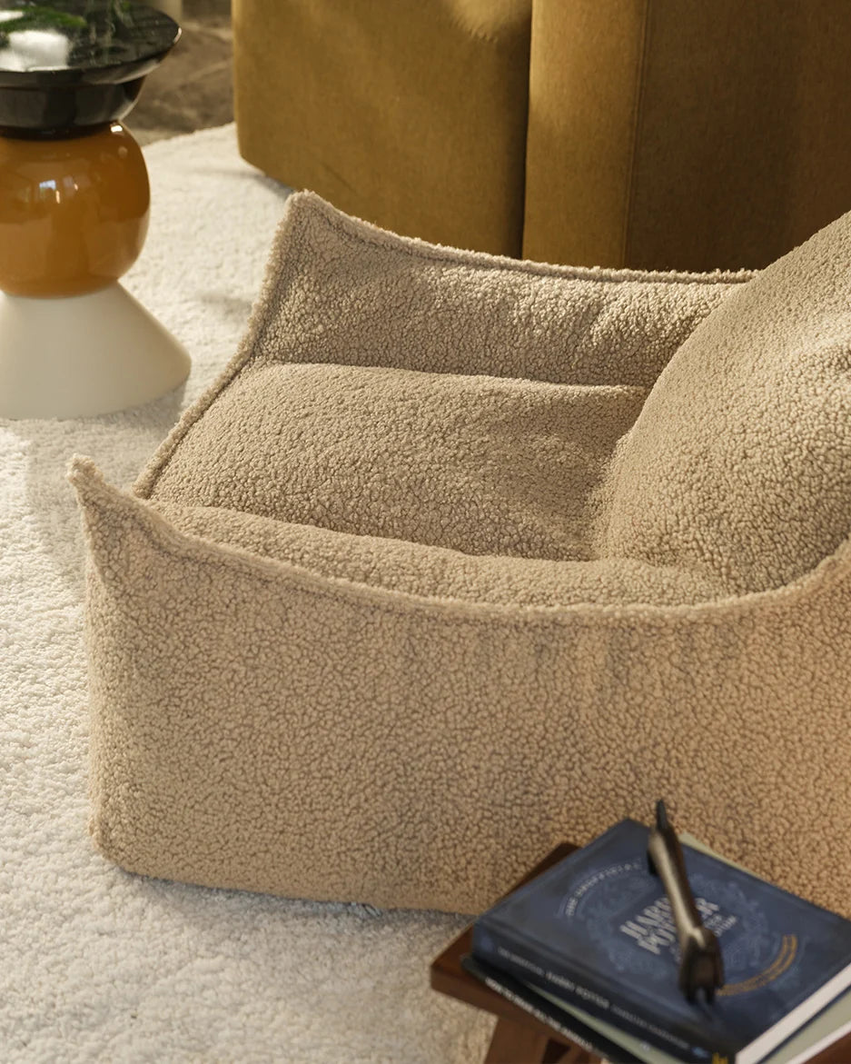 Wigiwama Club Chair Zitzak - 11-17 jaar - Biscuit