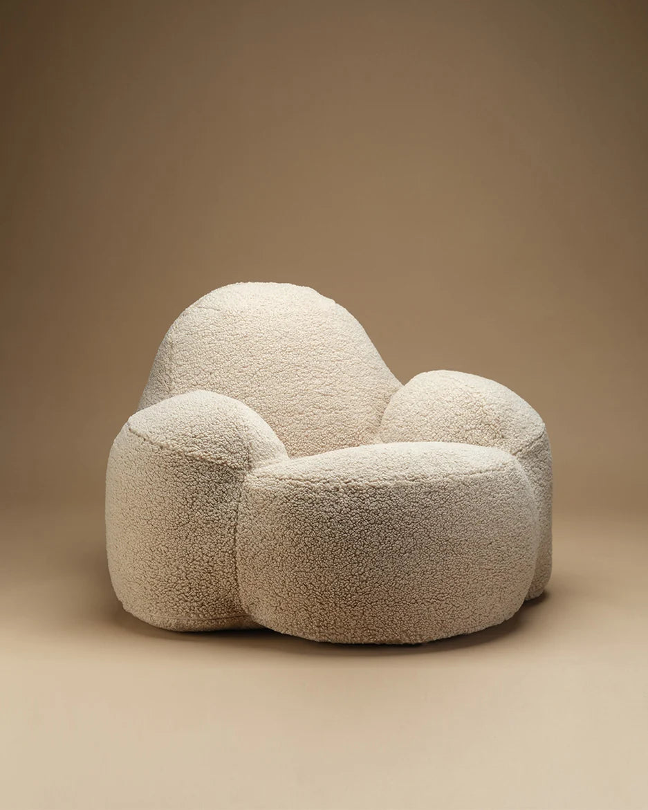Wigiwama Momo Chair Kinderfauteuil  - 11-17 jaar - Biscuit