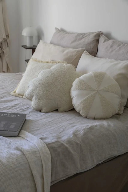 Moi Mili Fluffy Boucle Teddy Flower Kussen