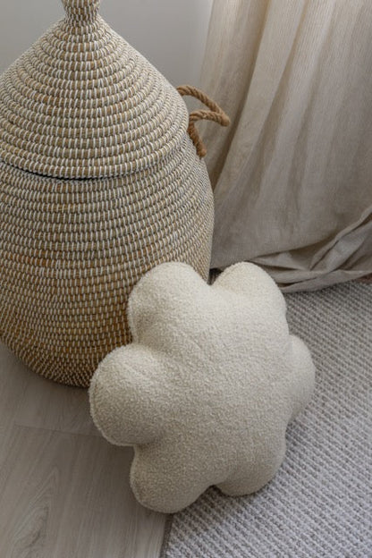 Moi Mili Fluffy Boucle Teddy Flower Kussen