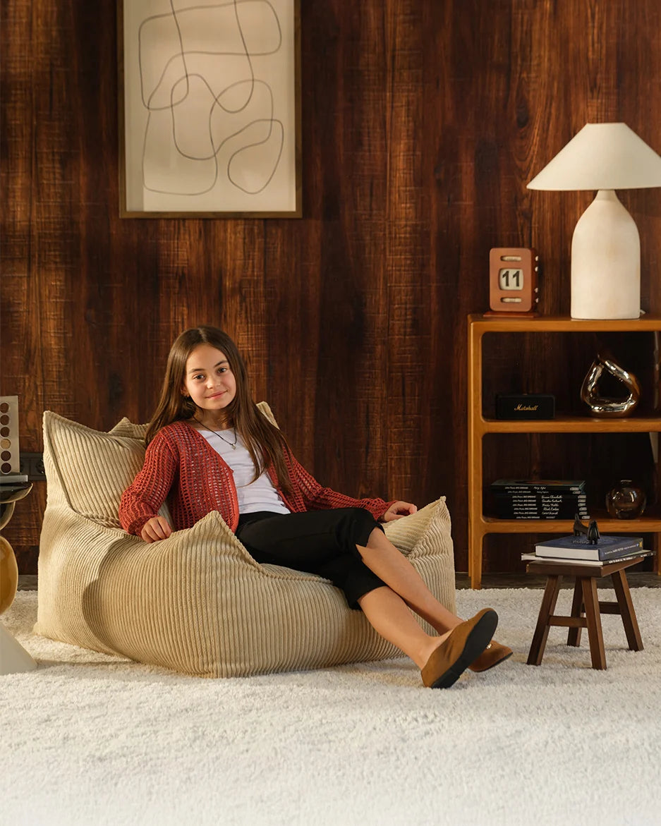 Wigiwama Club Chair Zitzak - 11-17 jaar - Brown Sugar