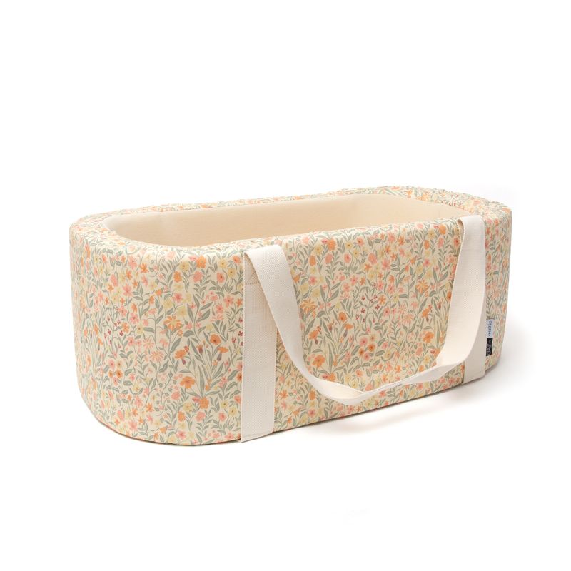 Charlie Crane KUKO Moses Basket - Mushie Pastel Bloom