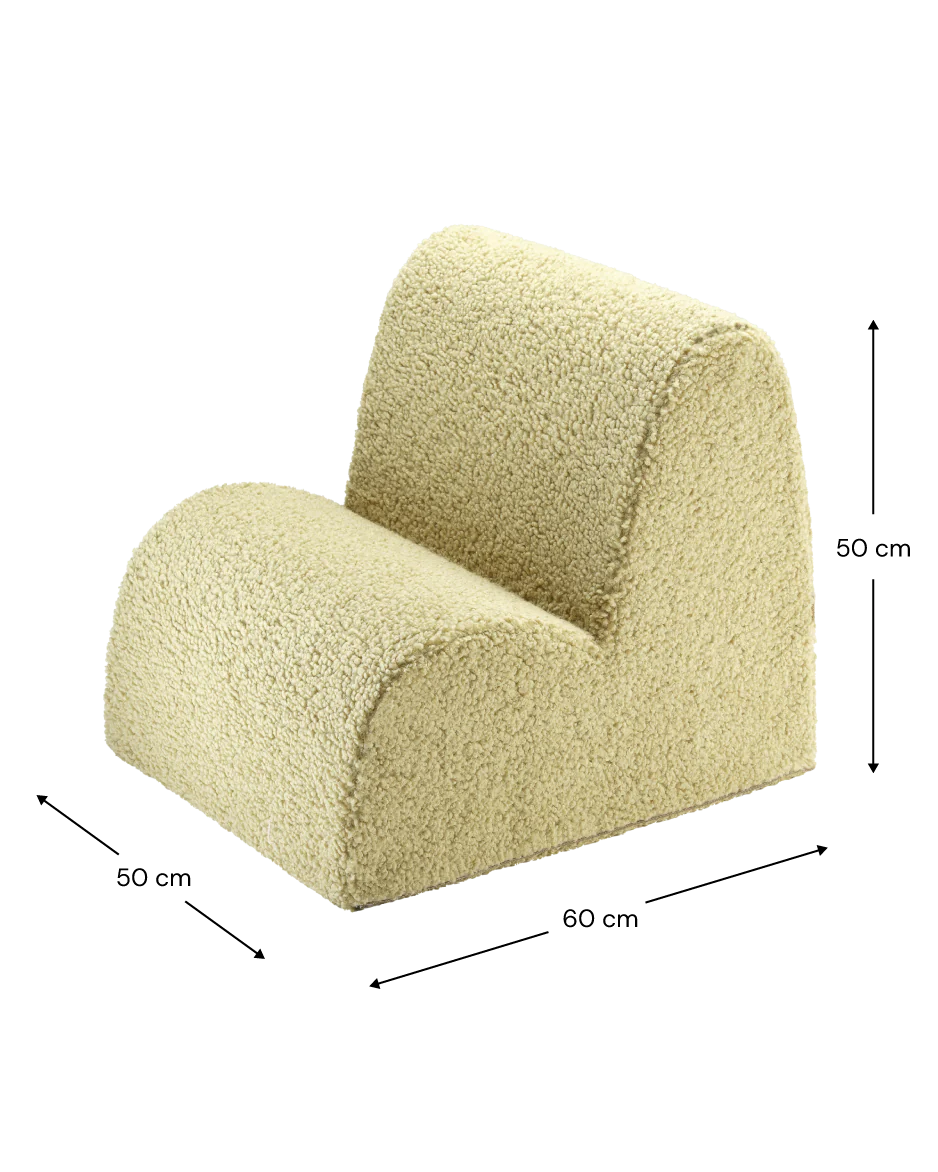 Wigiwama Wigiwama Cloud Beanbag Chair Kinderfauteuil - Matcha - Decomusy