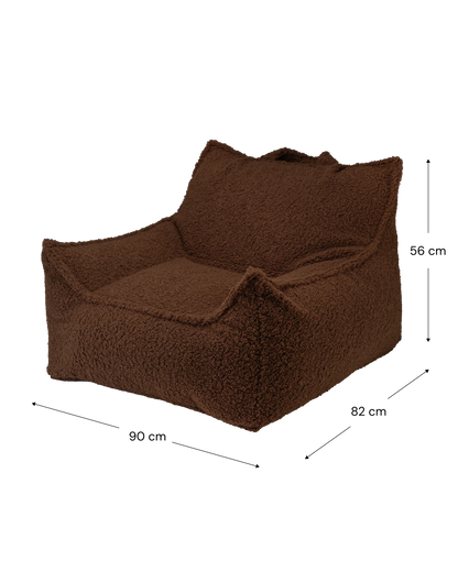 Wigiwama Club Chair Zitzak - 11-17 jaar - Warm Hazel