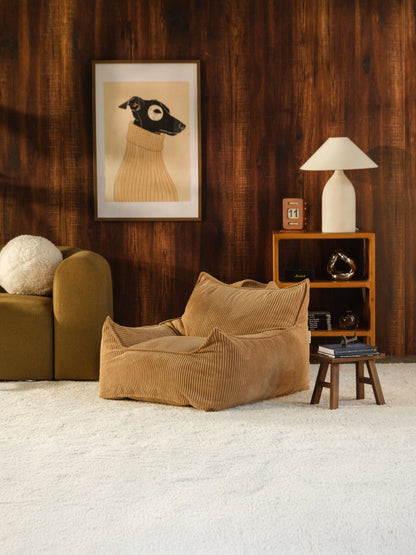 Wigiwama Club Chair Zitzak - 11-17 jaar - Toffee