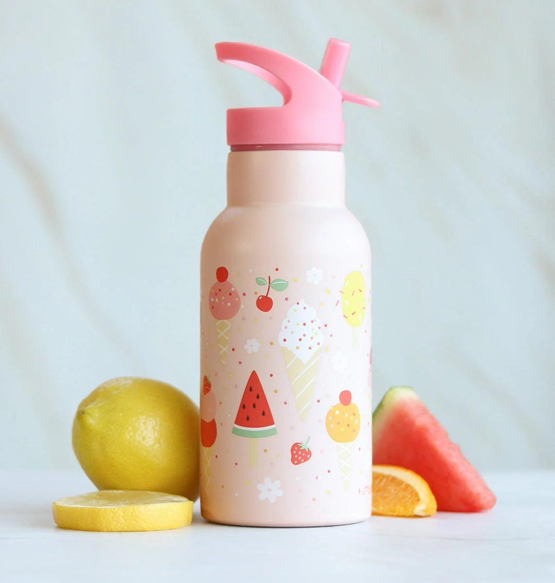 A Little Lovely Company A Little Lovely Company RVS Drinkfles Ice Cream - Decomusy