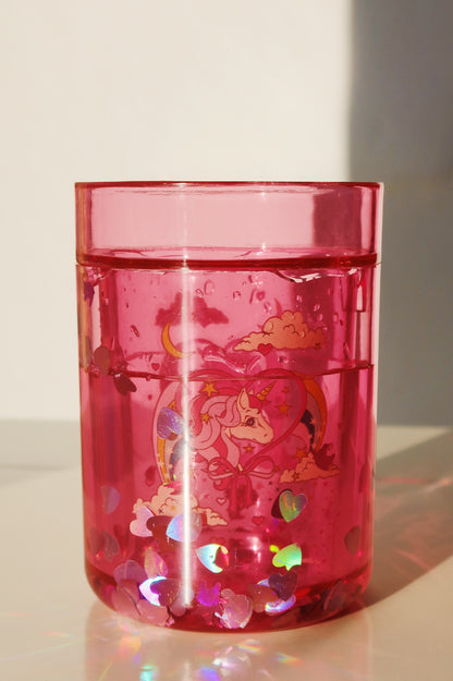 Konges Slojd Konges Sløjd 2-pack Glitter Cups Drinkbekers - Horn Stars - Decomusy