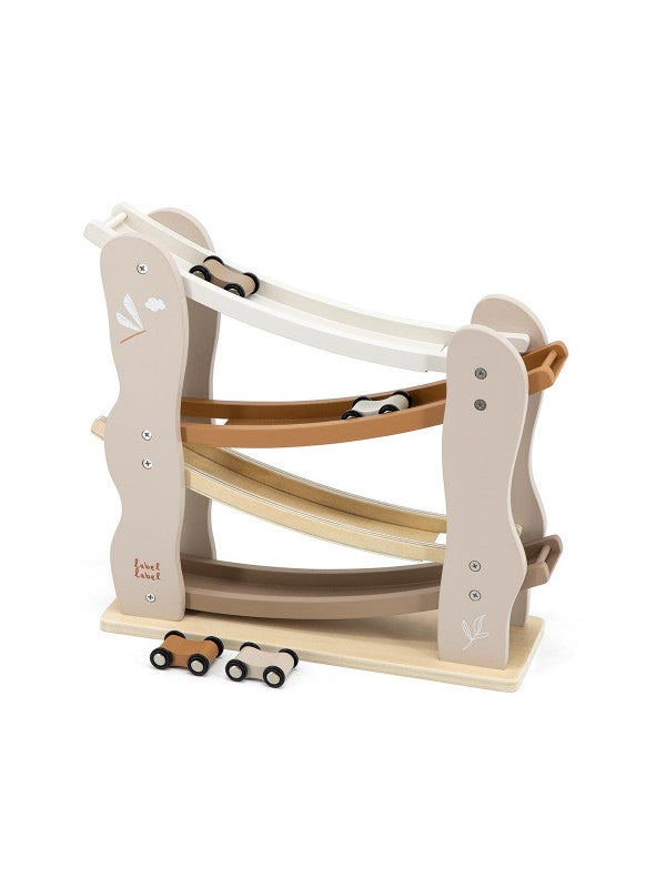 Label Label Houten Autobaan Nougat
