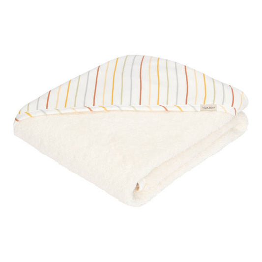 Little Dutch Little Dutch Badcape Vintage Sunny Stripes - 100x100 cm - Decomusy