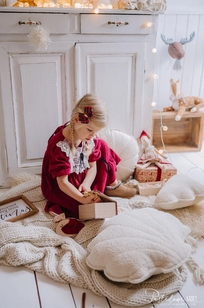 Moi Mili Fluffy Boucle Cloud Kussen "White teddy"