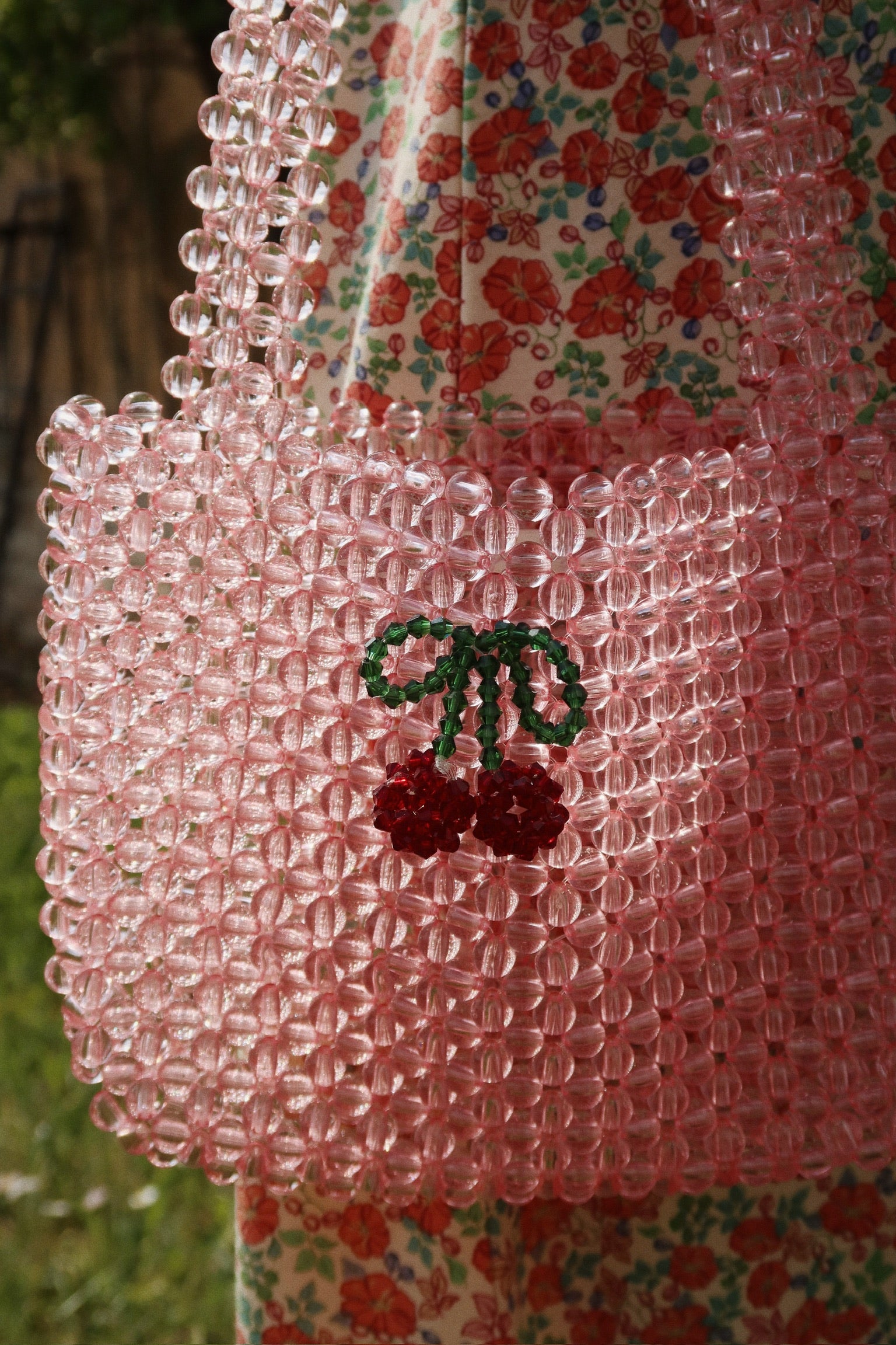 Konges Slojd Konges Sløjd Perla Bag / Tasje met parels - Peony - Decomusy