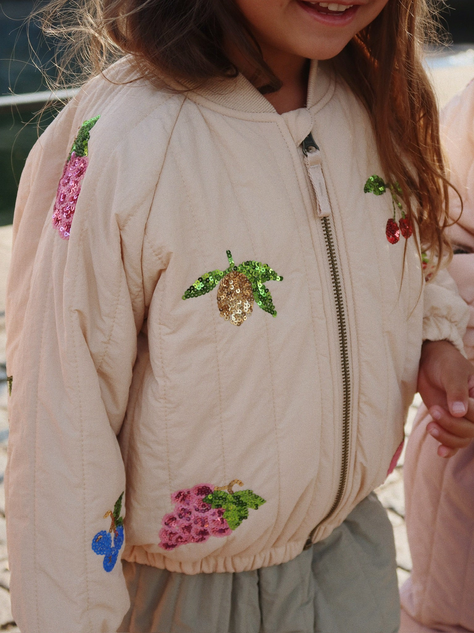 Konges Slojd Konges Slojd Juno Sequin Bomber Jacket - Frappe - Decomusy