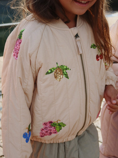 Konges Slojd Konges Slojd Juno Sequin Bomber Jacket - Frappe - Decomusy