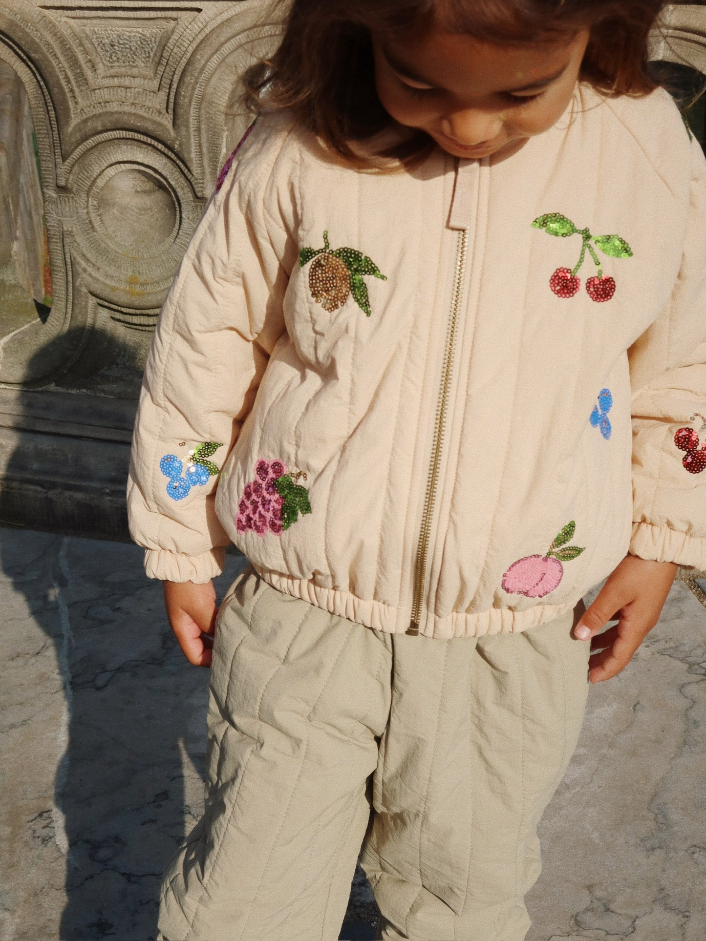 Konges Slojd Konges Slojd Juno Sequin Bomber Jacket - Frappe - Decomusy