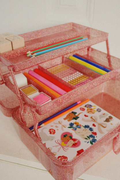 Konges Slojd Konges Slojd Creative Art Caddy - Glitter Rose - Decomusy