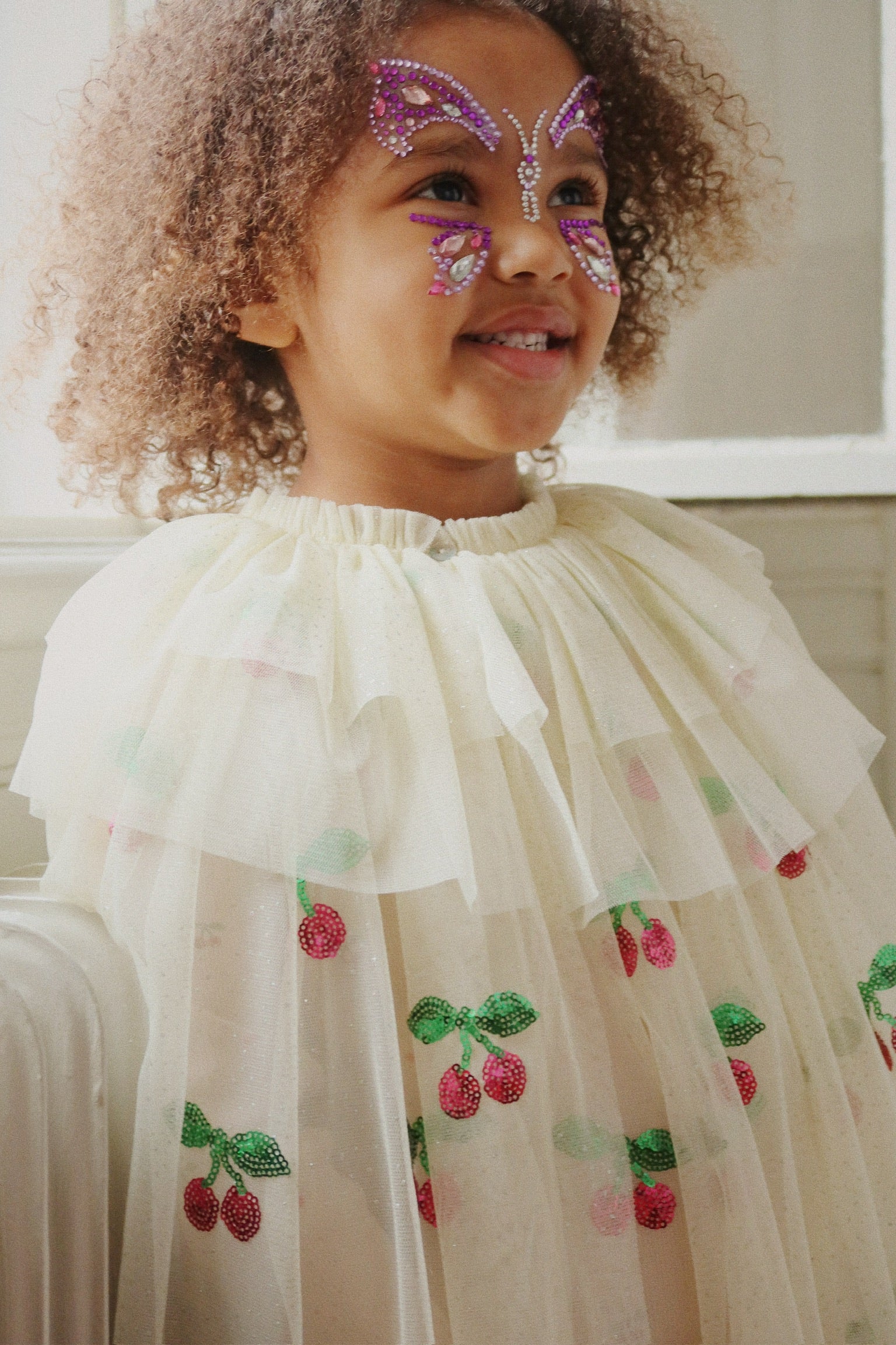 Konges Slojd Konges Slojd Butterfly Face Jewels - Vlinder Gezichtsjuwelen - Purple Rain - Decomusy