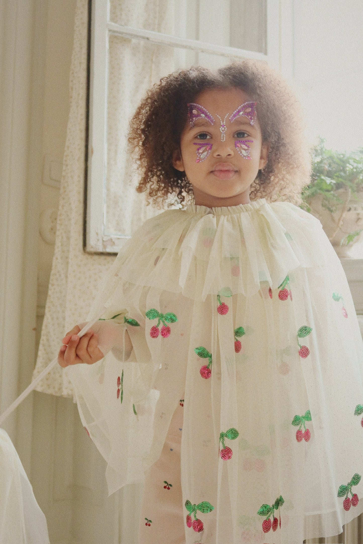 Konges Slojd Konges Slojd Butterfly Face Jewels - Vlinder Gezichtsjuwelen - Purple Rain - Decomusy