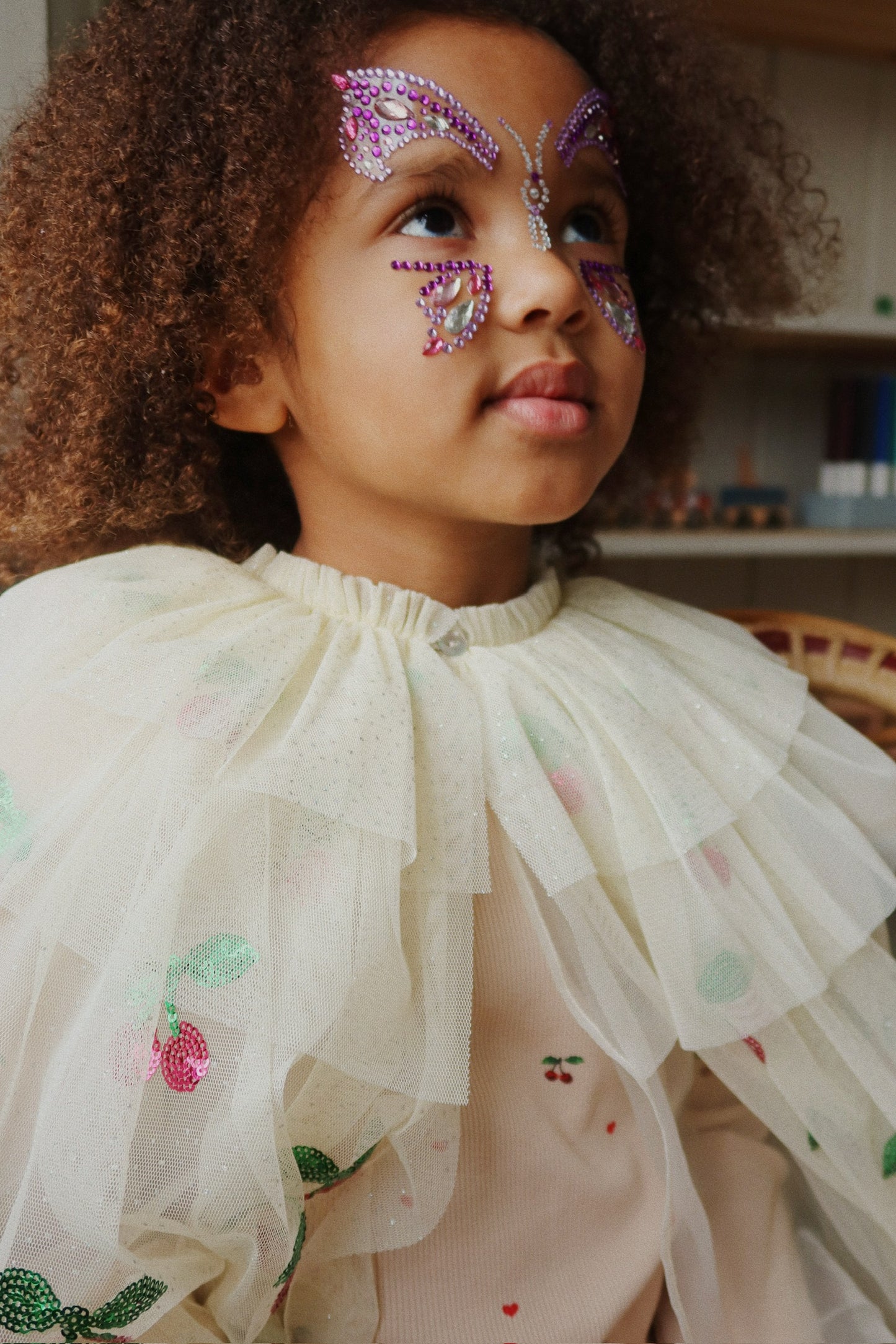 Konges Slojd Konges Slojd Butterfly Face Jewels - Vlinder Gezichtsjuwelen - Purple Rain - Decomusy