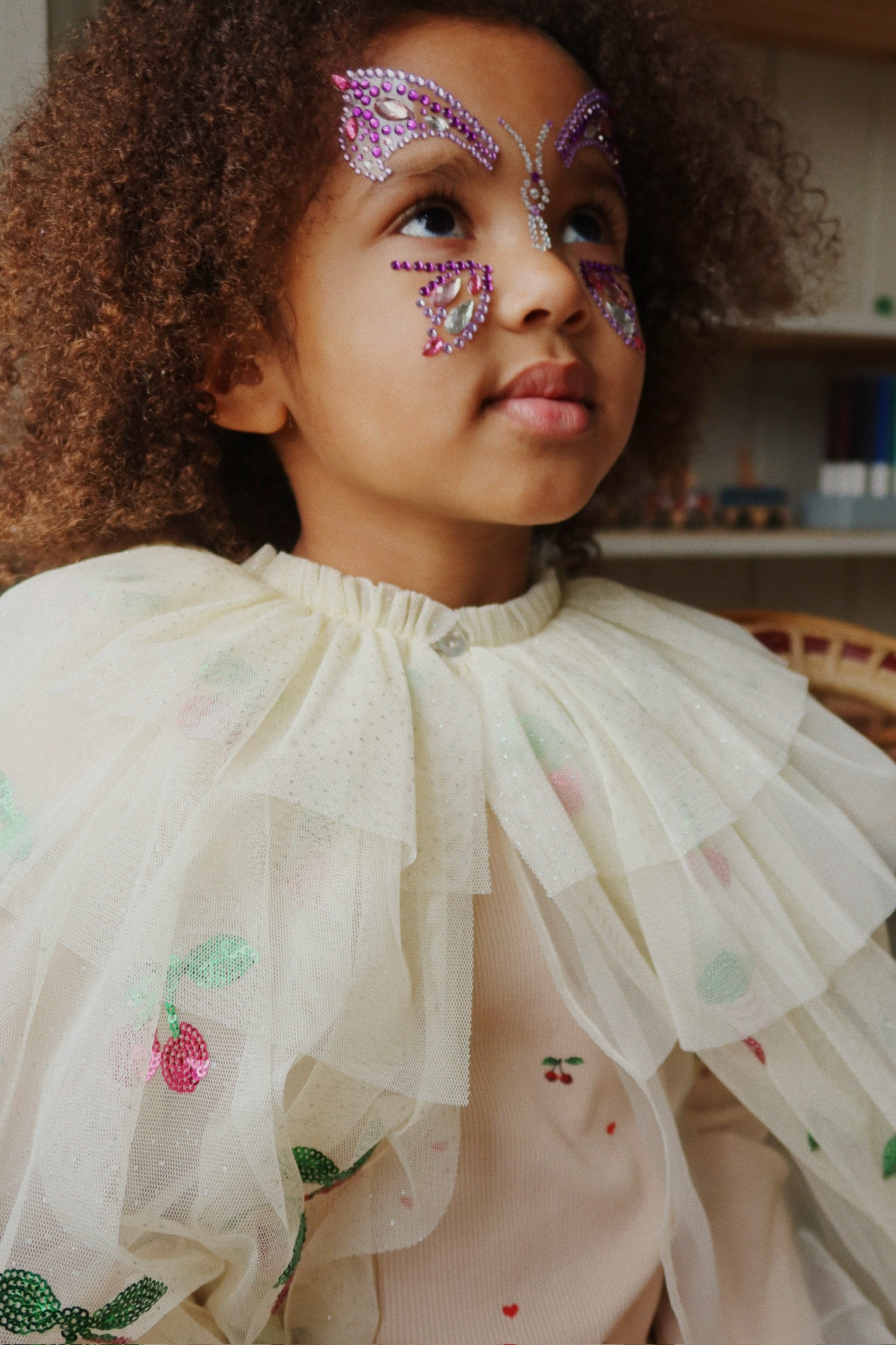 Konges Slojd Konges Slojd Butterfly Face Jewels - Vlinder Gezichtsjuwelen - Purple Rain - Decomusy