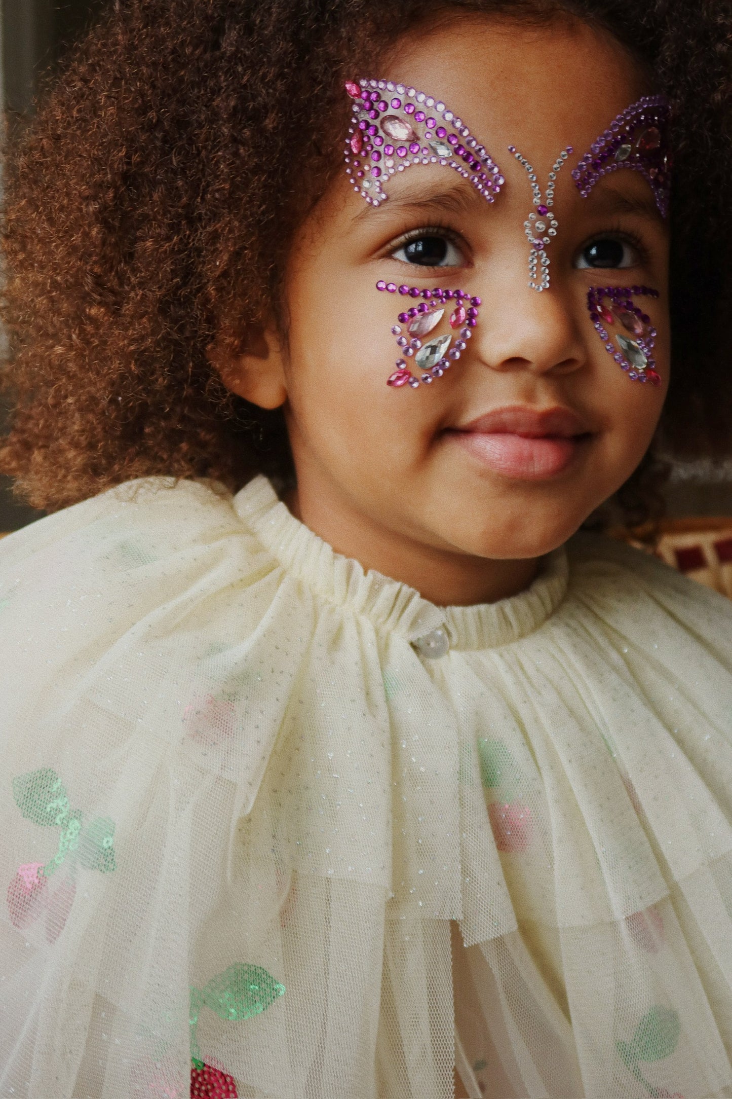 Konges Slojd Konges Slojd Butterfly Face Jewels - Vlinder Gezichtsjuwelen - Purple Rain - Decomusy