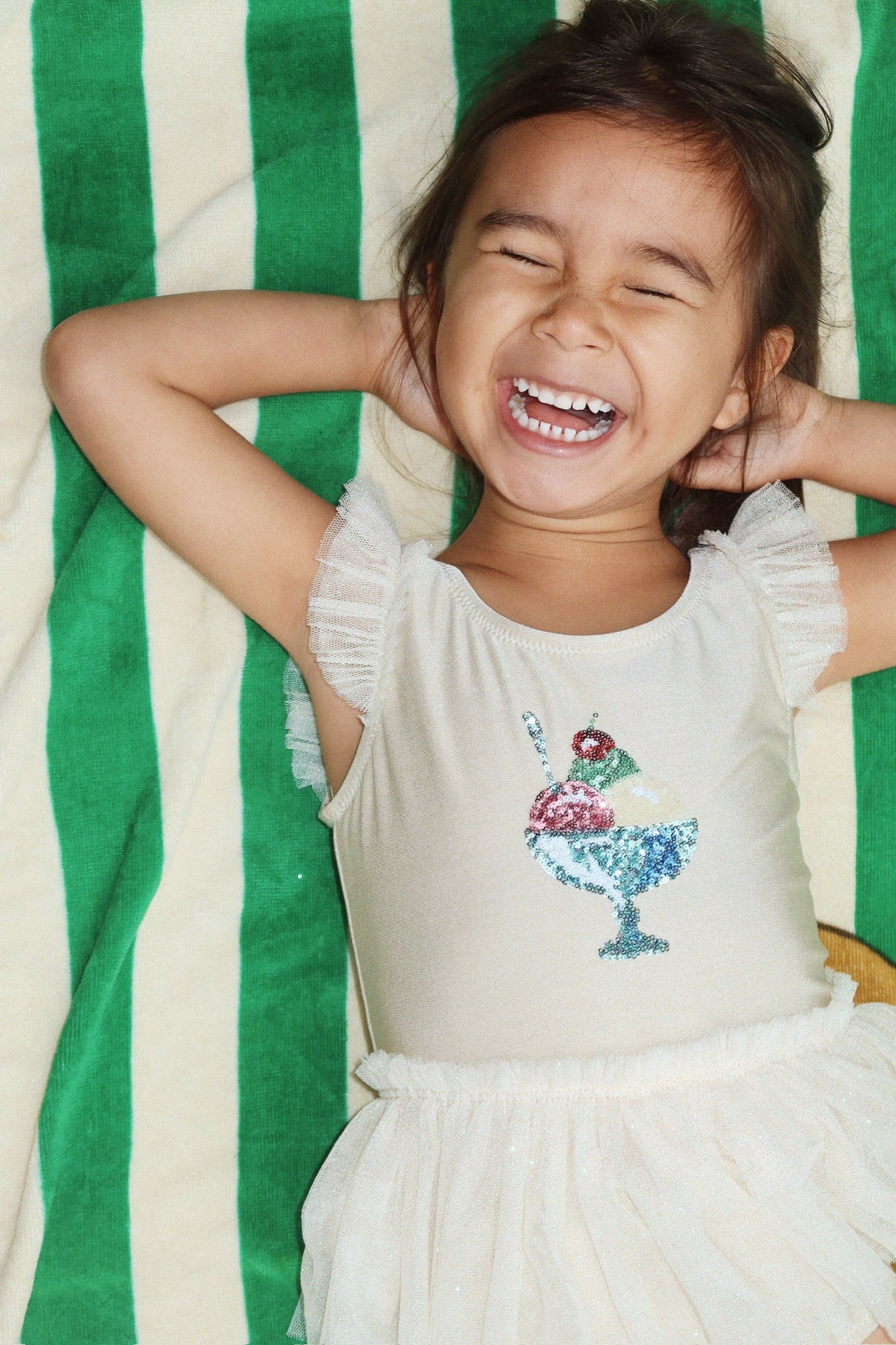 Konges Slojd Konges Slojd Beach Towel Strandlaken - Antique Stripe - Decomusy