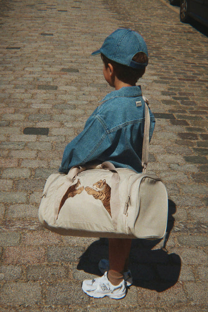 Konges Slojd Konges Slojd Kids Weekendtas Sporttas - Feather Gray - Decomusy