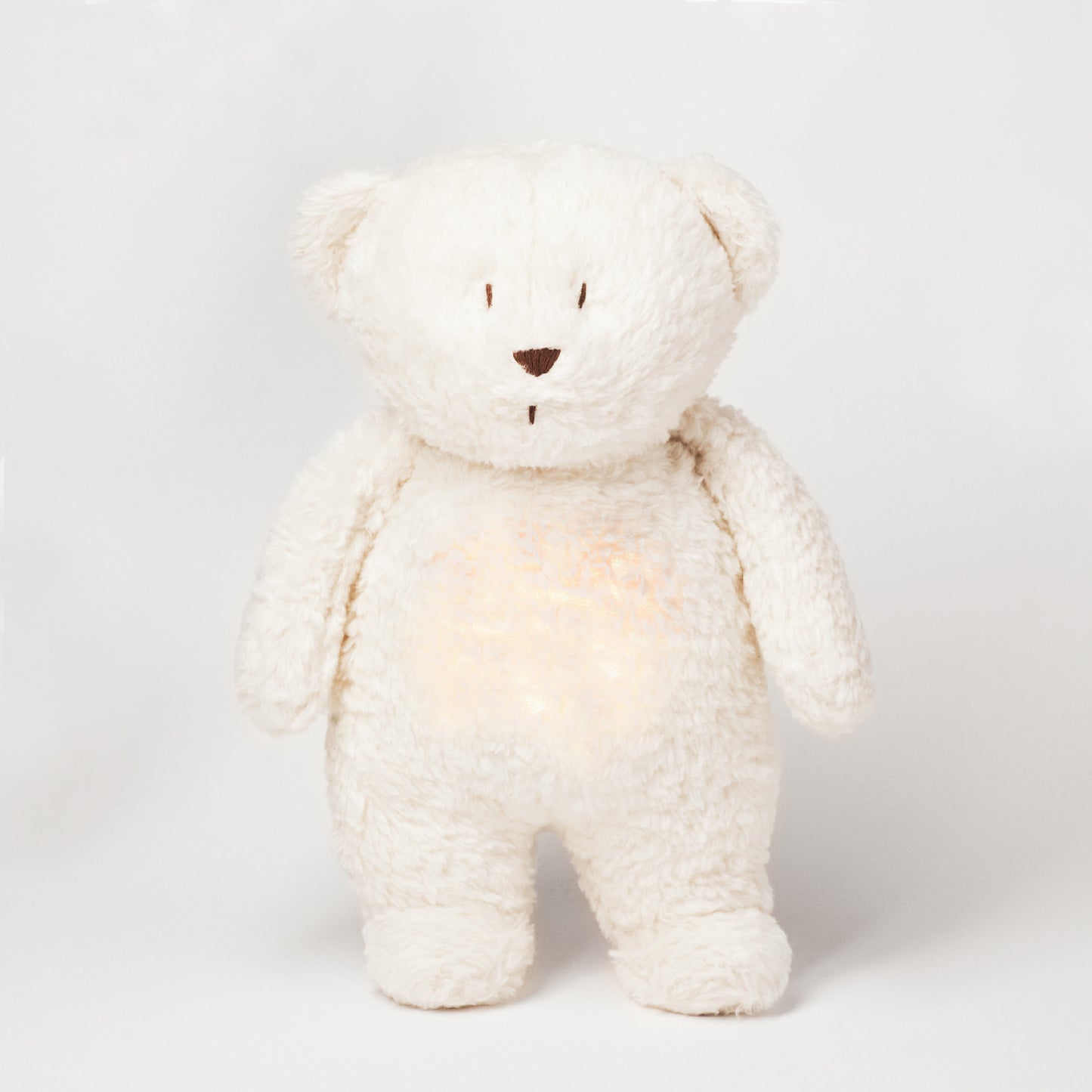 Moonie Moonie Hartslagknuffel Teddy The Humming Friend "Polar" - Decomusy