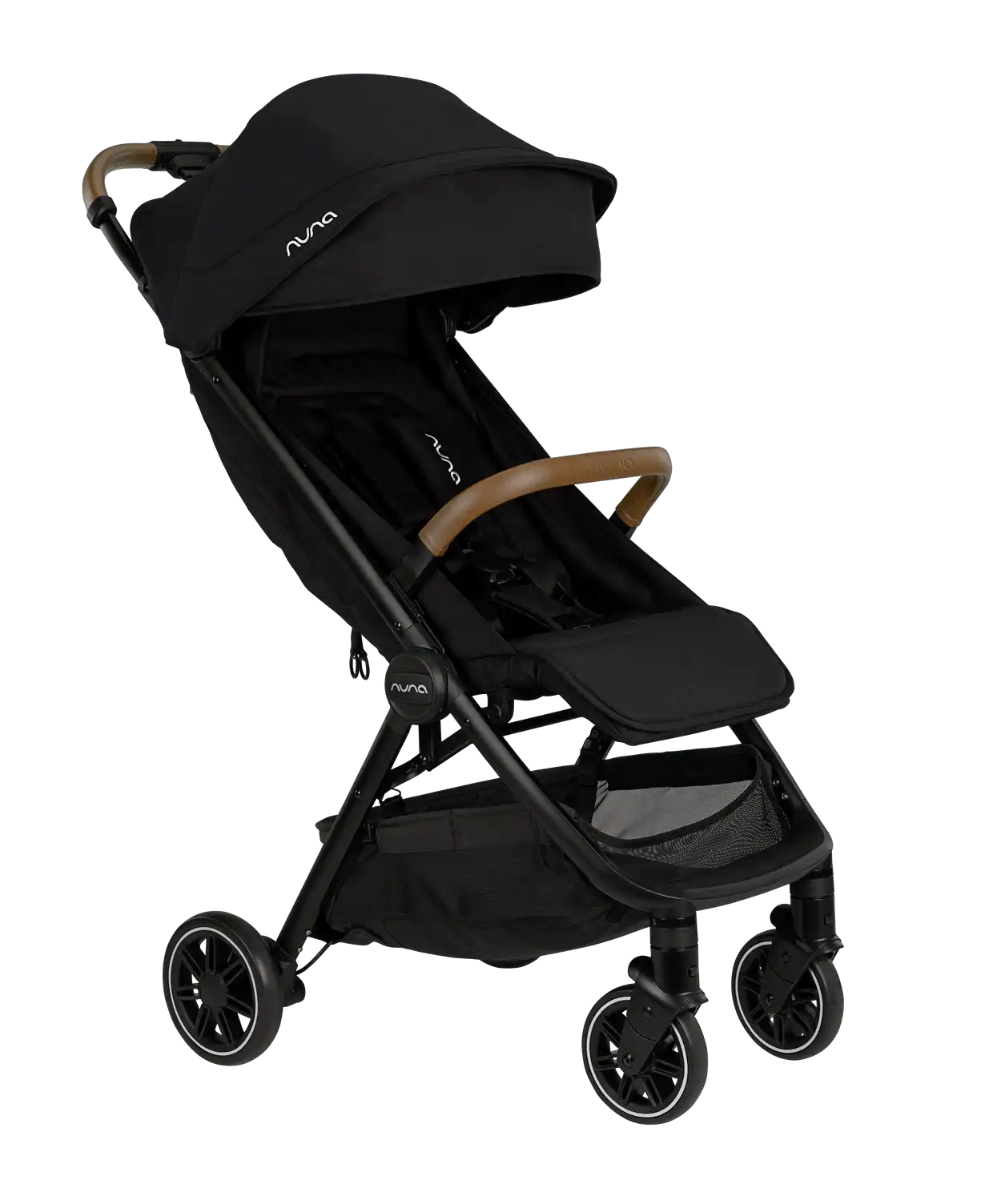 Nuna Nuna TRVL Kinderwagen Buggy Caviar incl. regenhoes en draagtas - Decomusy