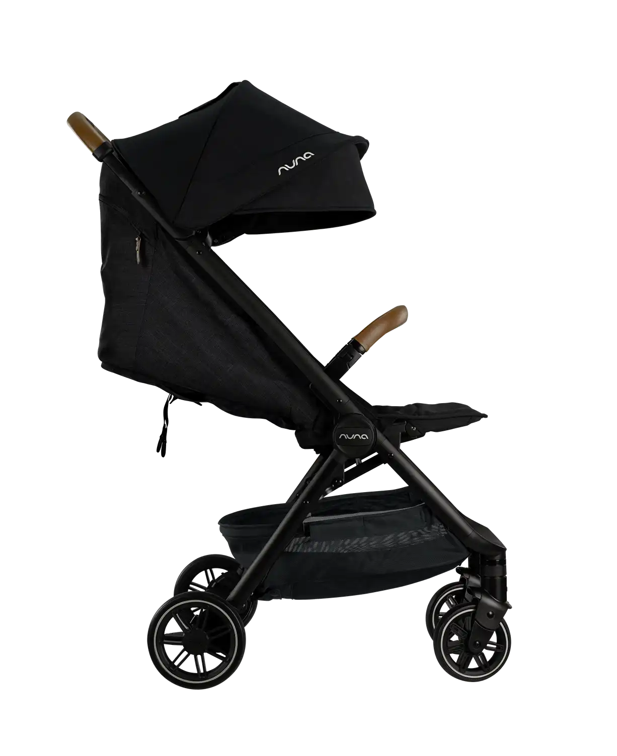 Nuna Nuna TRVL Kinderwagen Buggy Caviar incl. regenhoes en draagtas - Decomusy