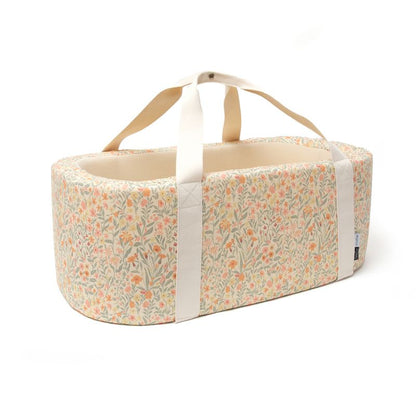 Charlie Crane KUKO Moses Basket - Mushie Pastel Bloom