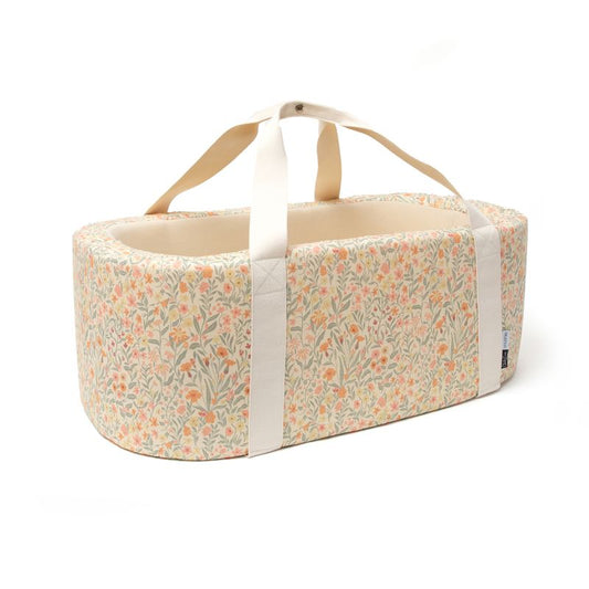 Charlie Crane KUKO Moses Basket - Mushie Pastel Bloom