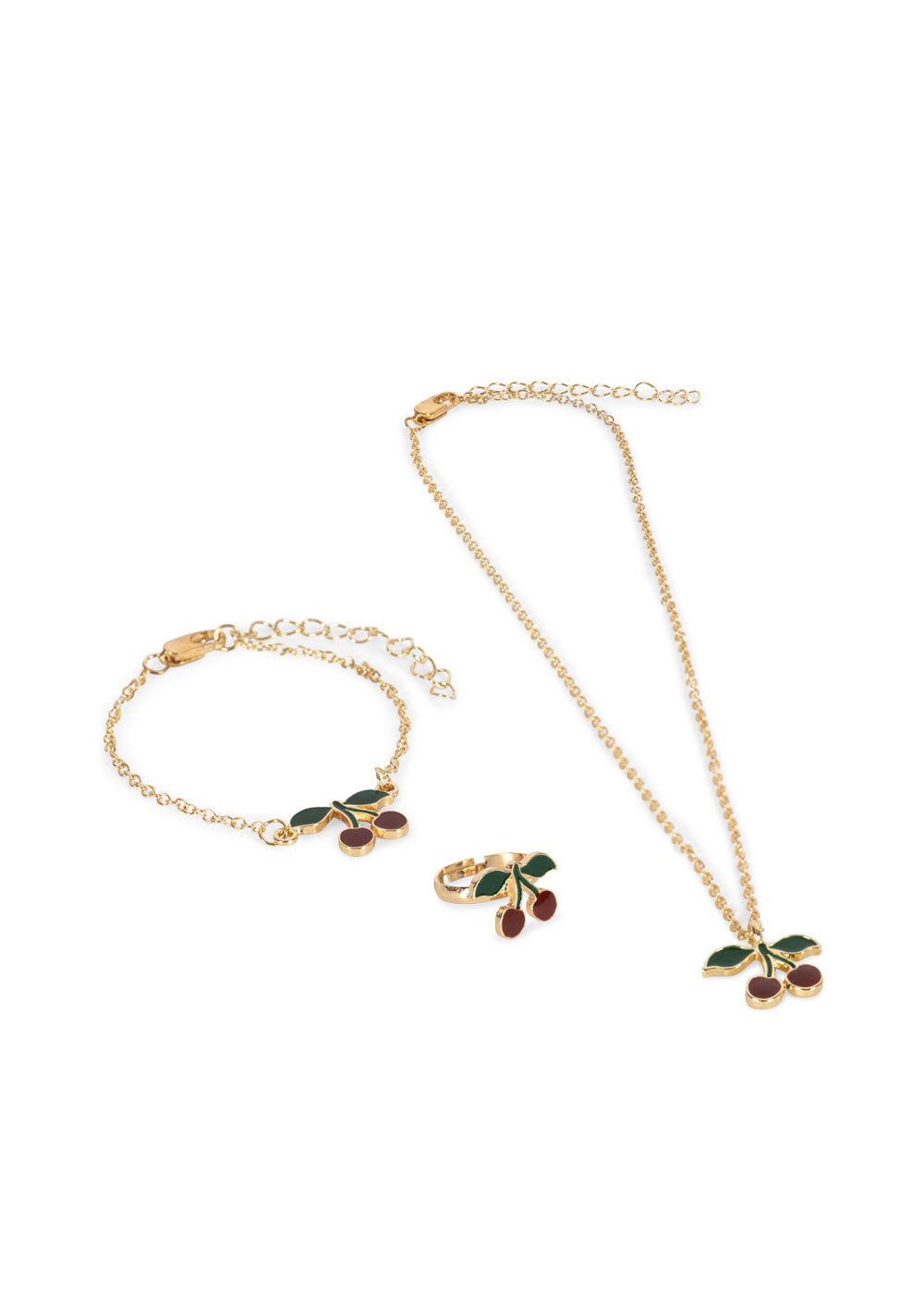 Konges Sløjd Sieraden set - Cherry Gold