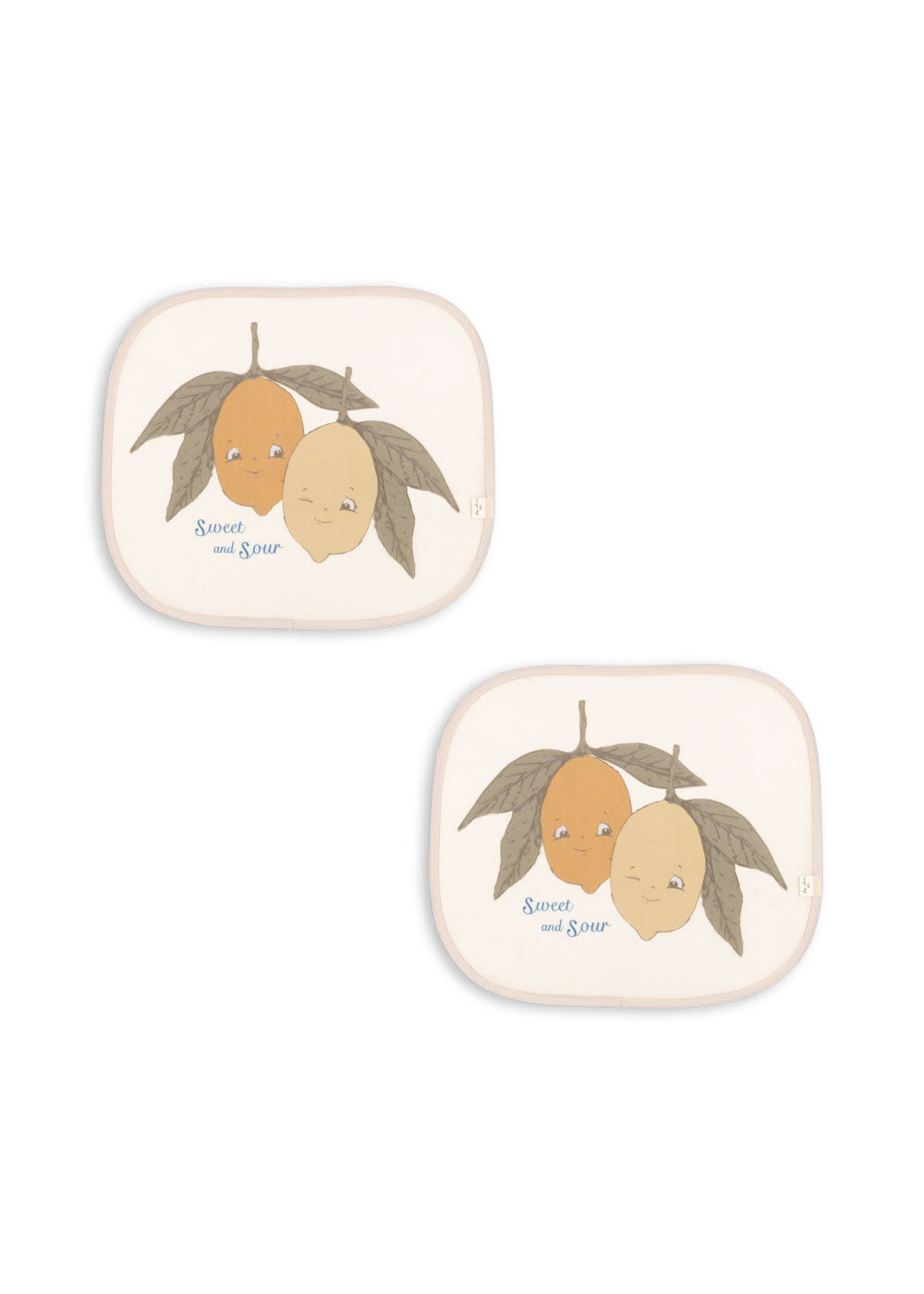 Konges Slojd Konges Slojd 2 Pak Auto Zonnescherm - Ciao Limone - Decomusy