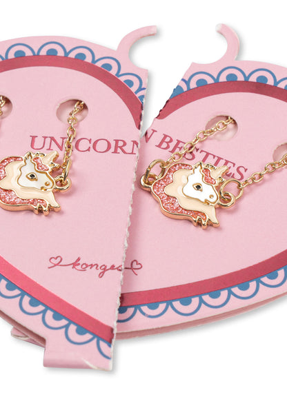 Konges Slojd Konges Sløjd Verstelbare Unicorn Bestie Armbanden - Set van 2 stuks - Gold - Decomusy